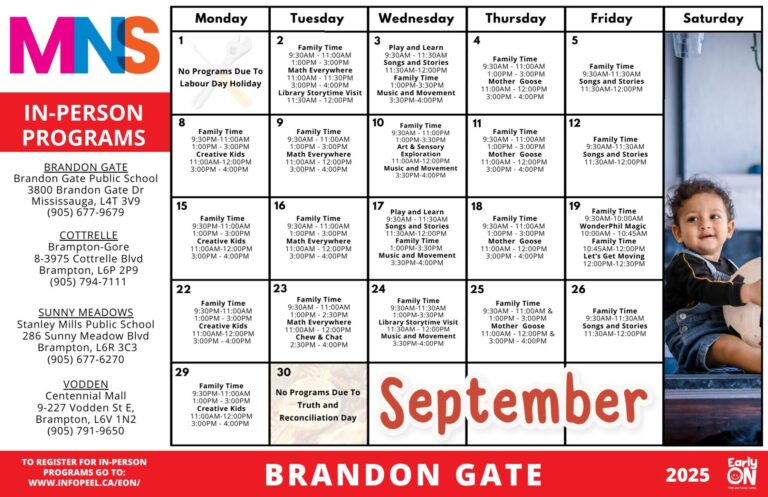 brandon gate calendar