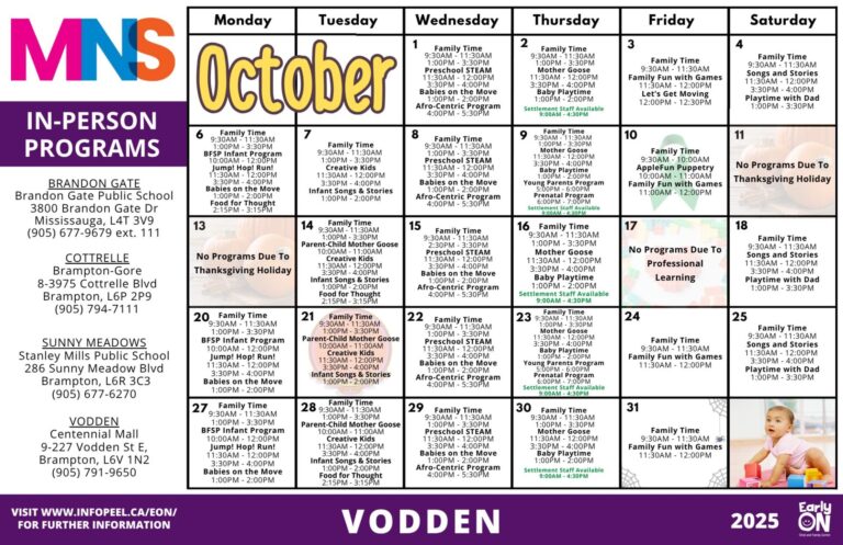 vodden calendar