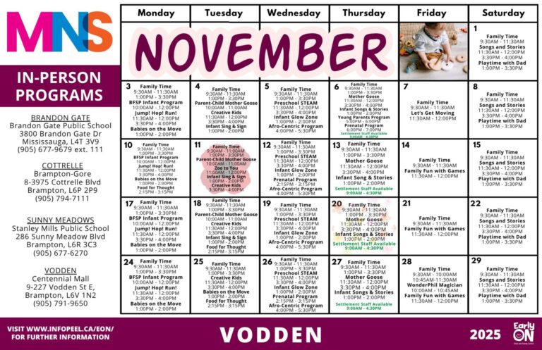 vodden calendar