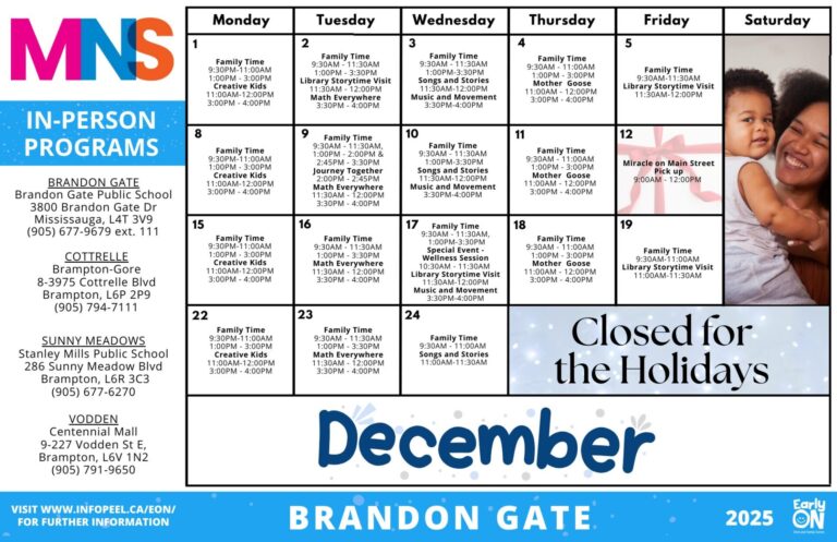 brandon gate calendar