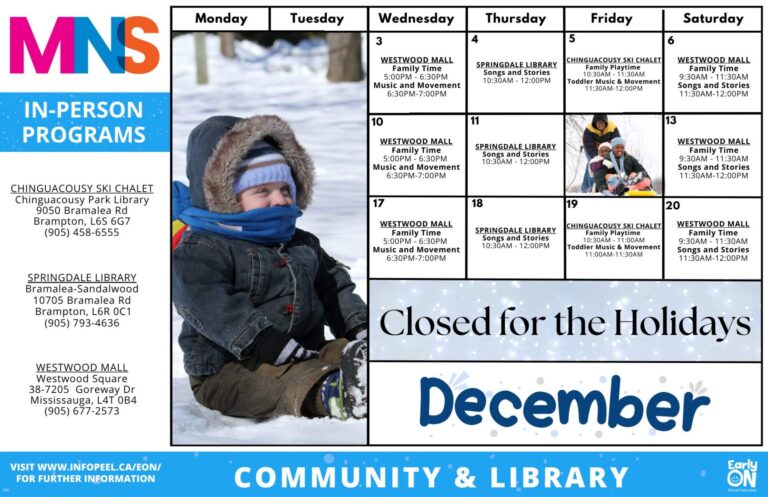 community & library calendar