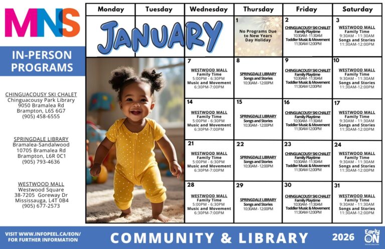 park and community calendar