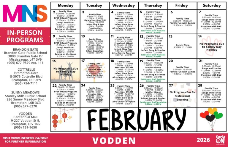 vodden calendar