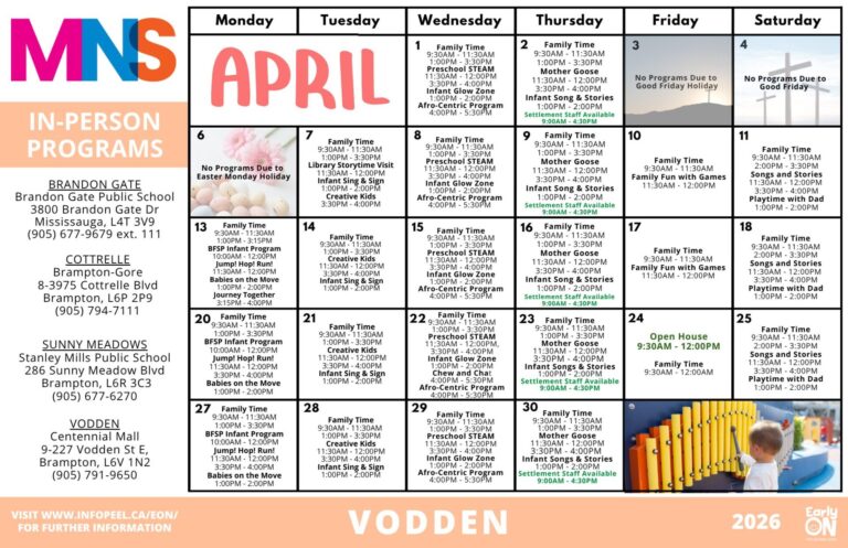 vodden calendar