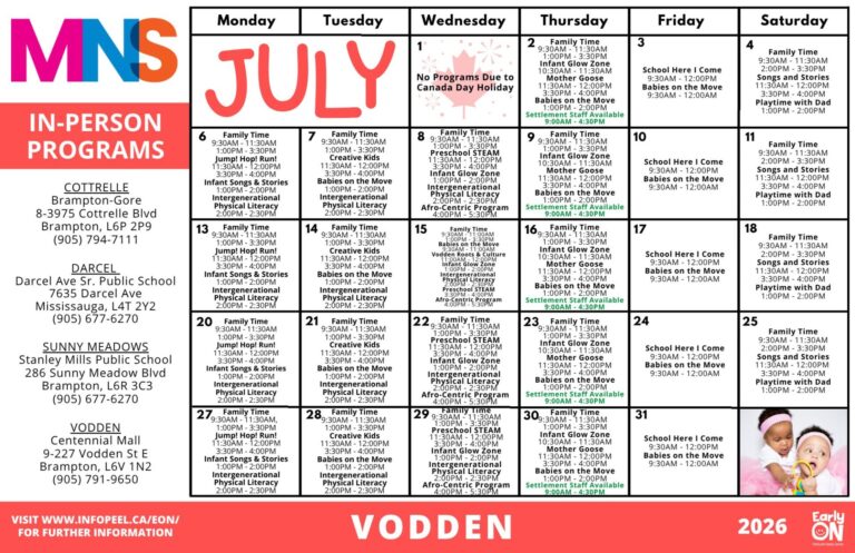vodden calendar