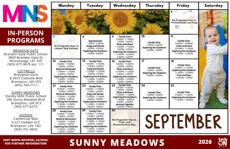 stm calendar
