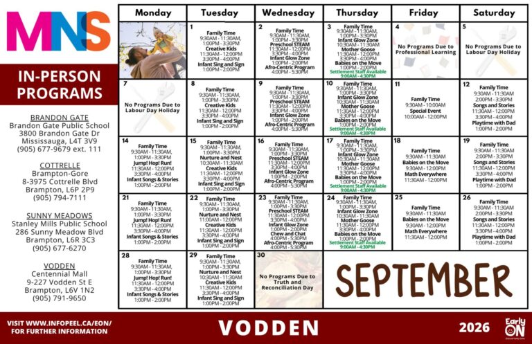 vodden calendar