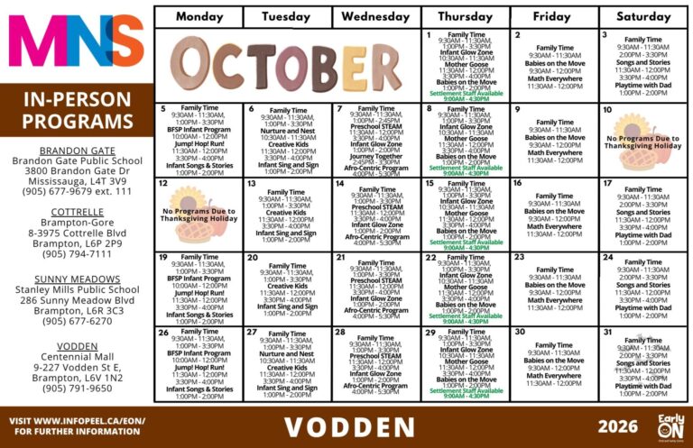 vodden calendar